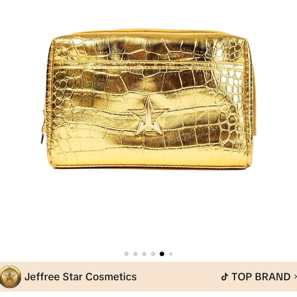 Jeffree Star Gold Bag
